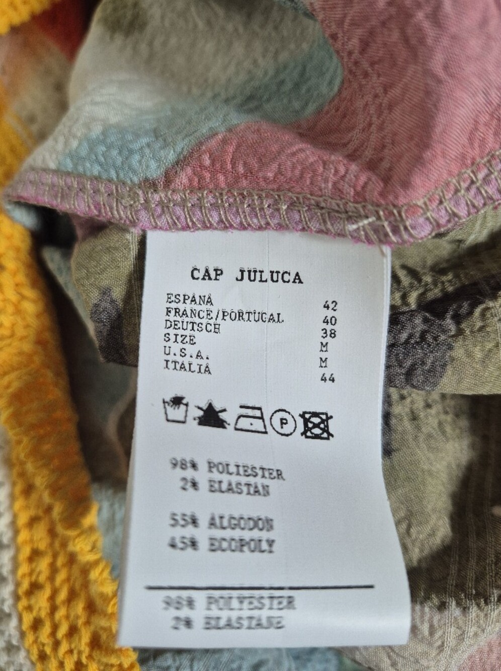 Aldo - Martins CapJuluca Artistic Colorful Lightweight Full Zip Jacket Medium - Picture 4 of 11